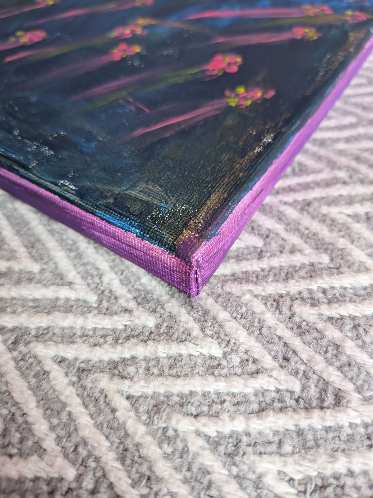 Abstract Wall Art, Acrylic painting - Sparkle of the night