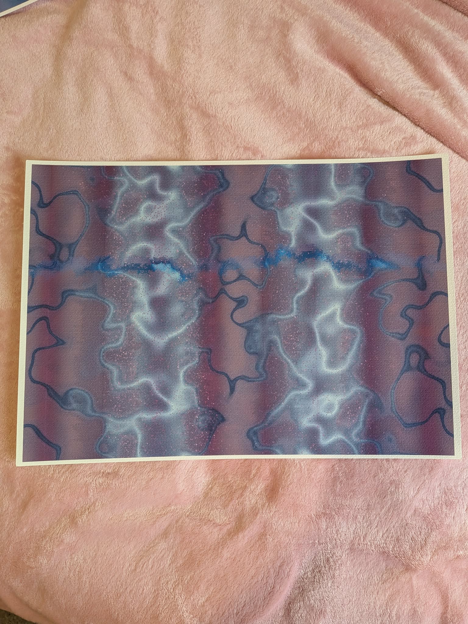 Abstract Art Print - Connexion