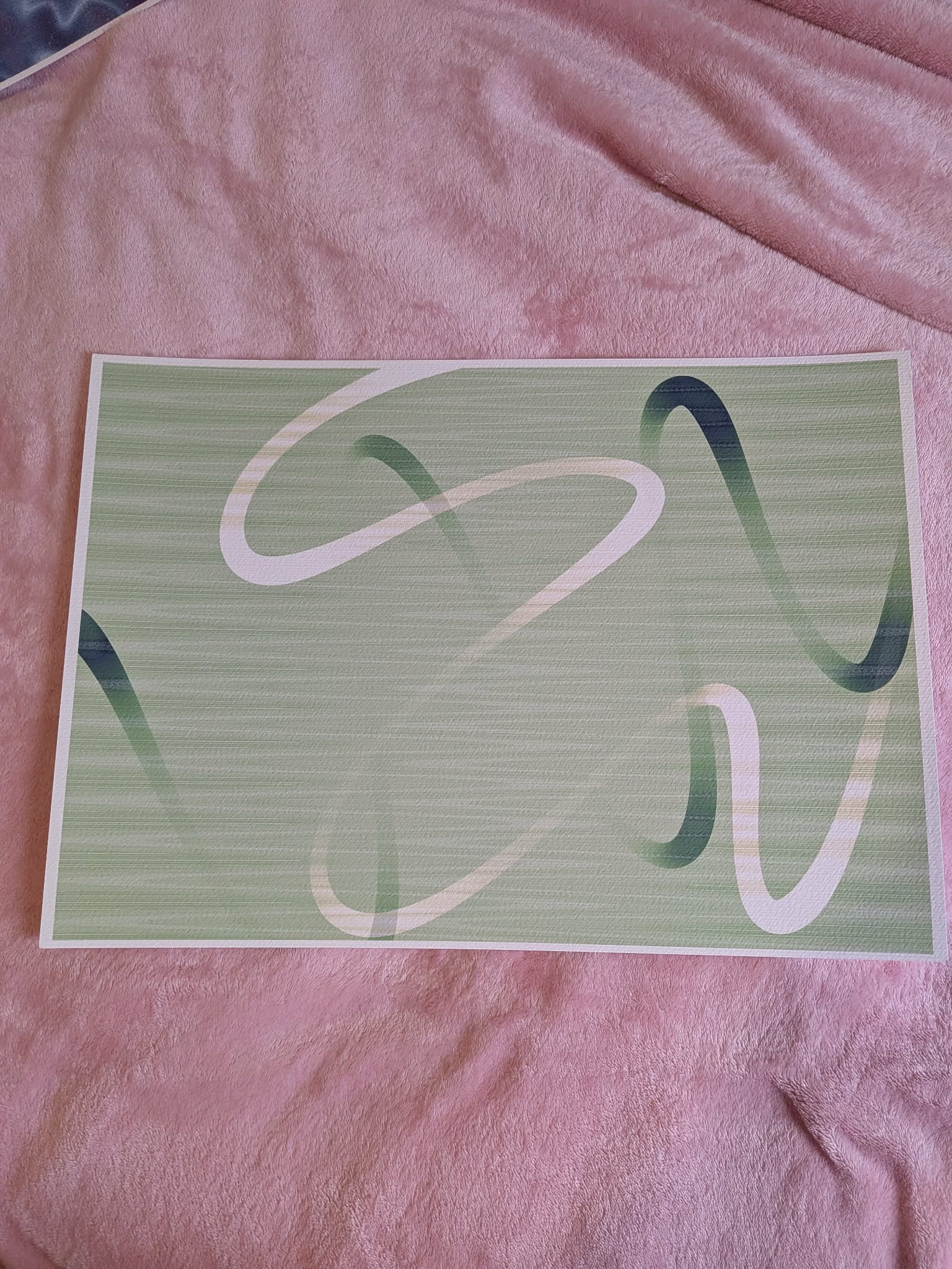 Abstract Art Print - Green
