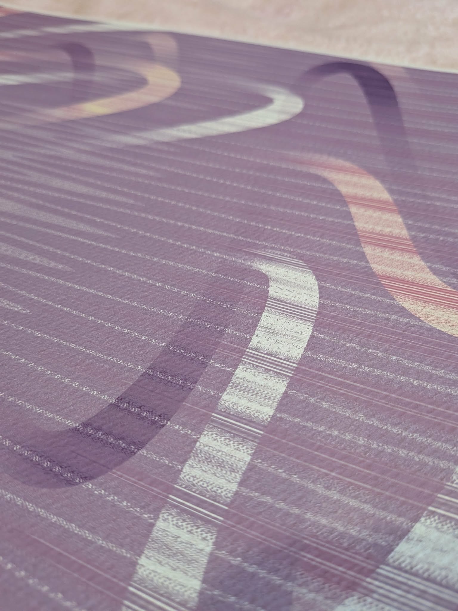 Abstract Art Print - Purple