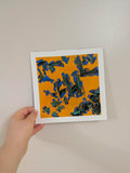Square abstract art, Orange Collection