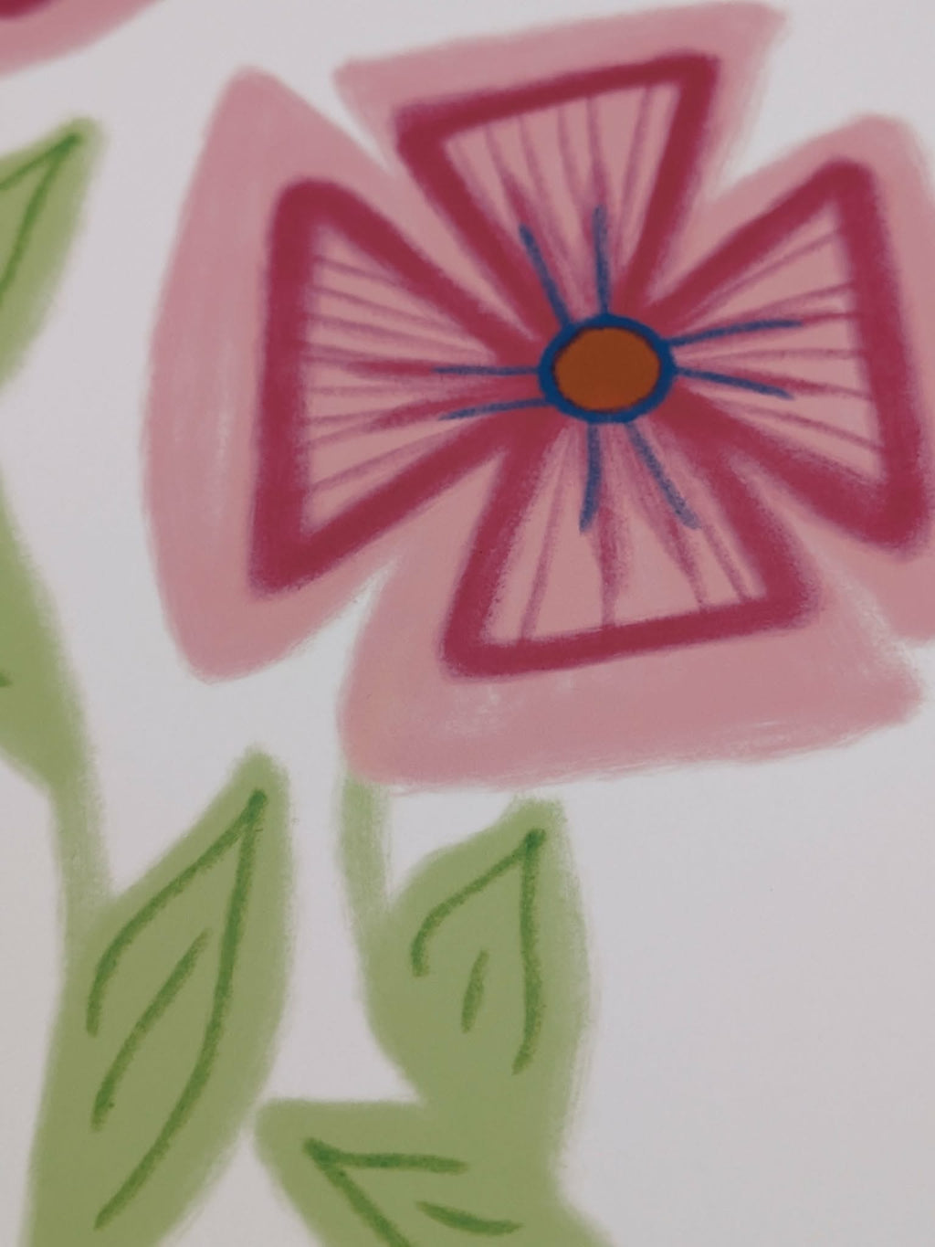 Pink Flower Print