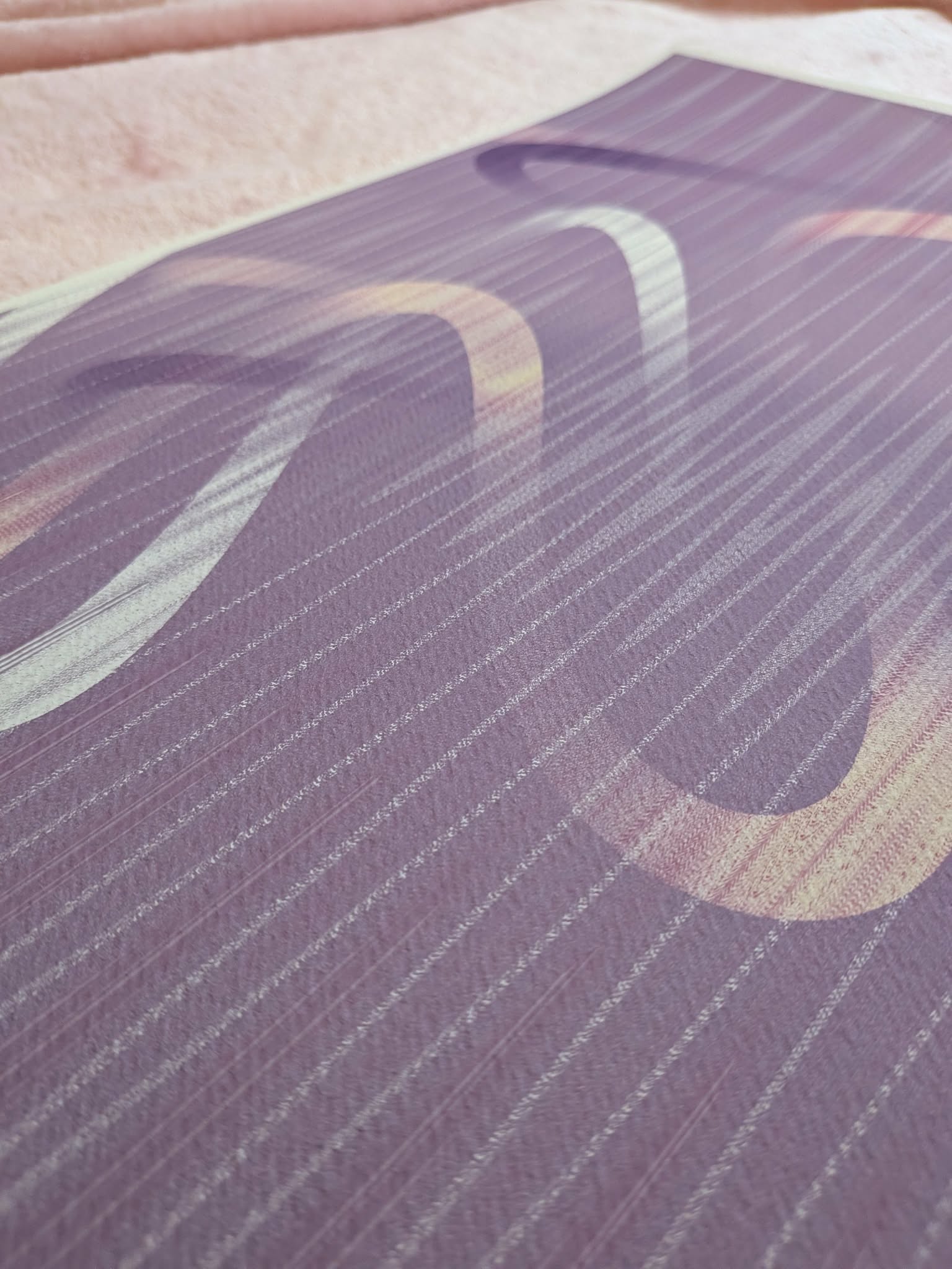 Abstract Art Print - Purple