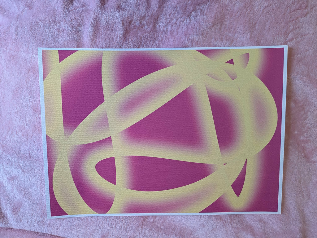 Abstract Art Print - Safe