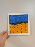 Square abstract art, Orange Collection