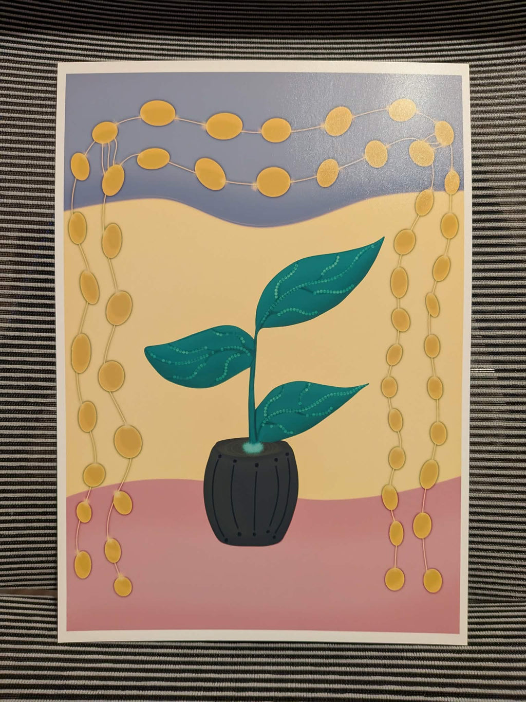 Flower in a pot, A4