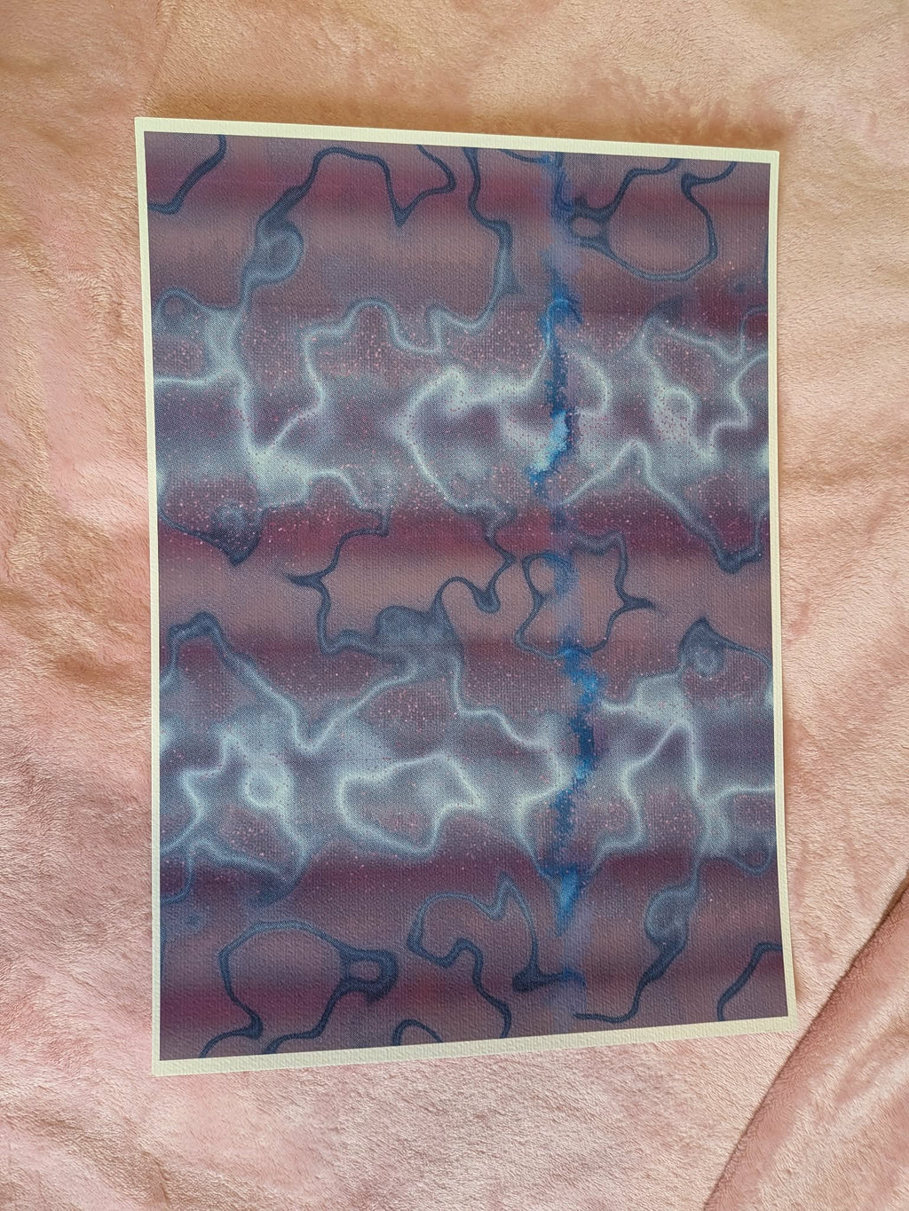 Abstract Art Print - Connexion