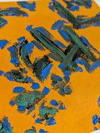 Square abstract art, Orange Collection