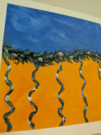 Square abstract art, Orange Collection