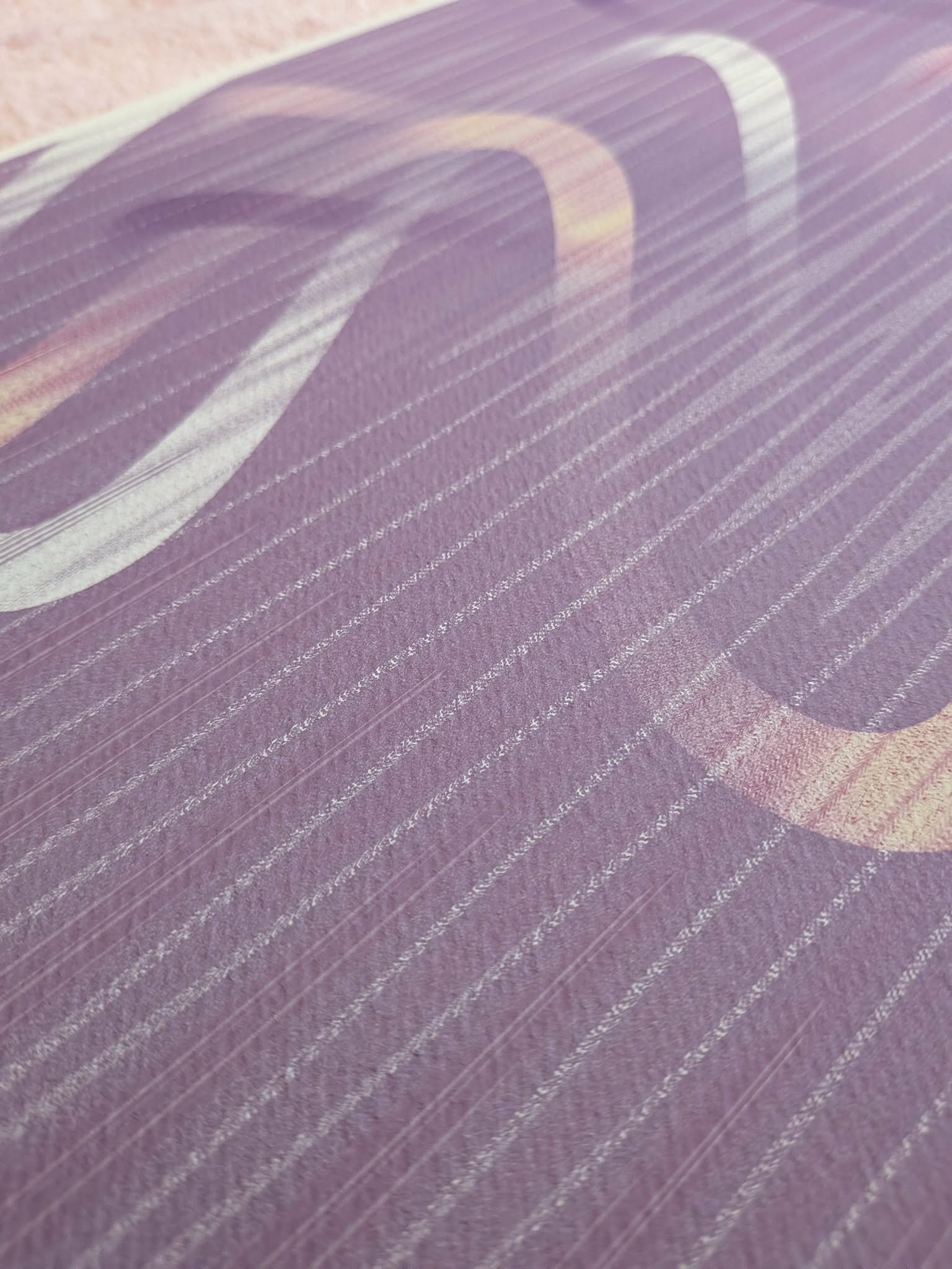 Abstract Art Print - Purple