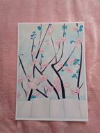 The flowers over the fence A4, Natural