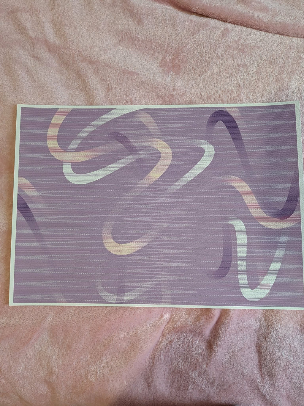 Abstract Art Print - Purple