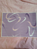 Abstract Art Print - Purple