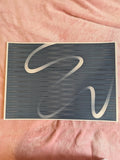 Abstract Art Print - Gray
