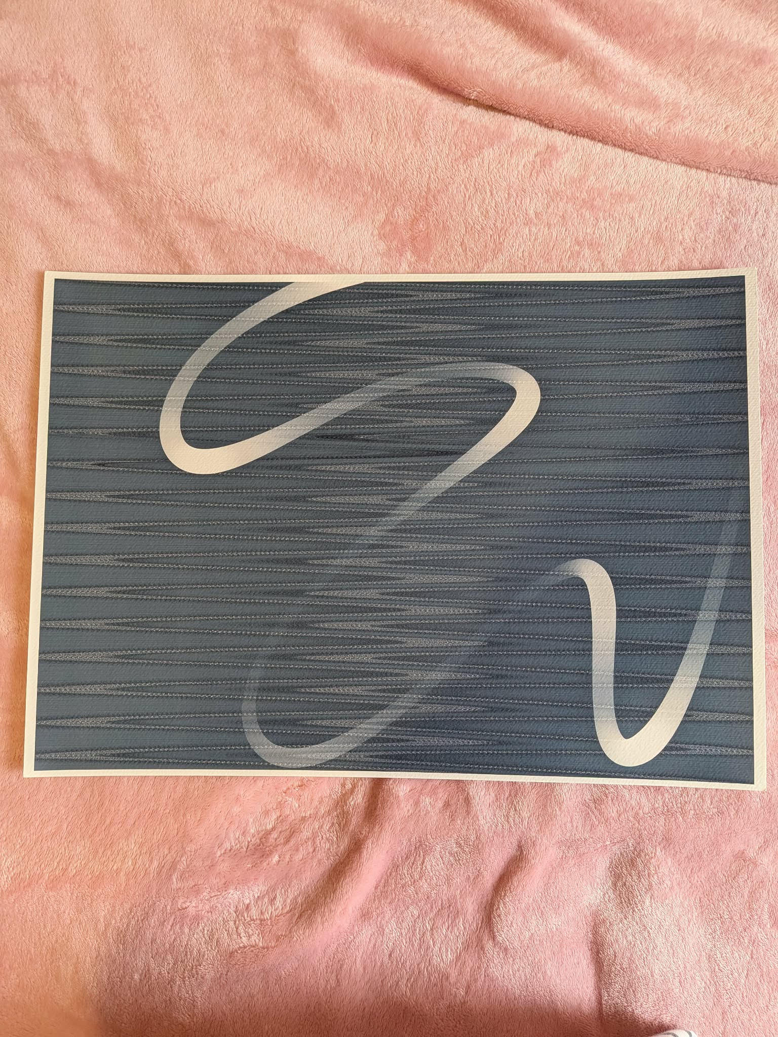 Abstract Art Print - Gray