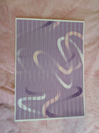 Abstract Art Print - Purple