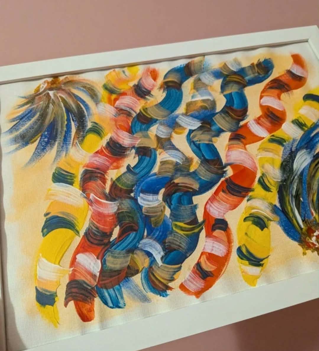 Abstract Acrylic painting, Wall Art, Home Decor