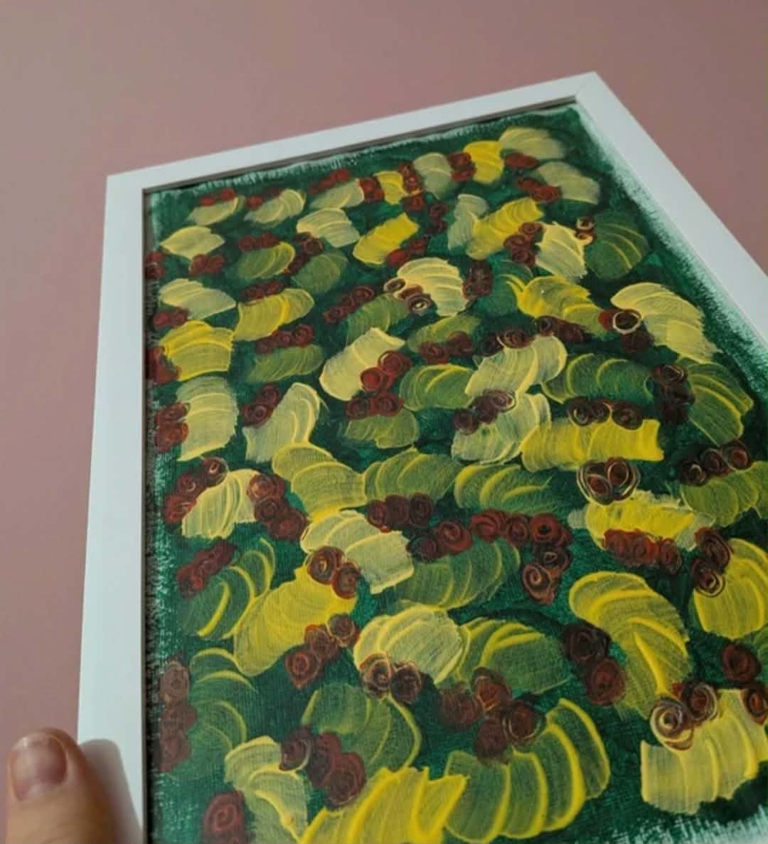 Acrylic painting - 3D traces,Wall Art, Home Decor