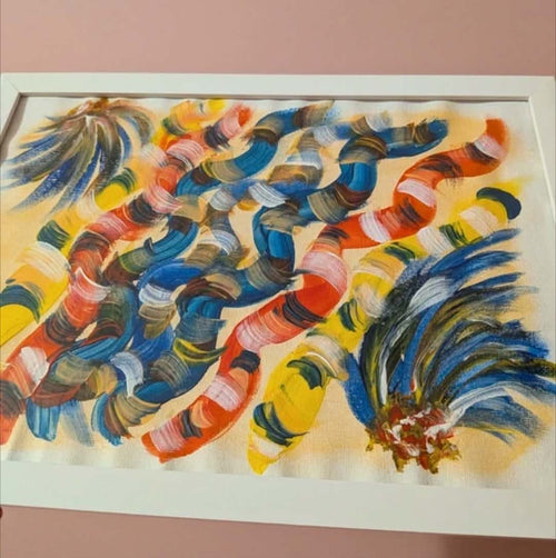 Abstract Acrylic painting, Wall Art, Home Decor