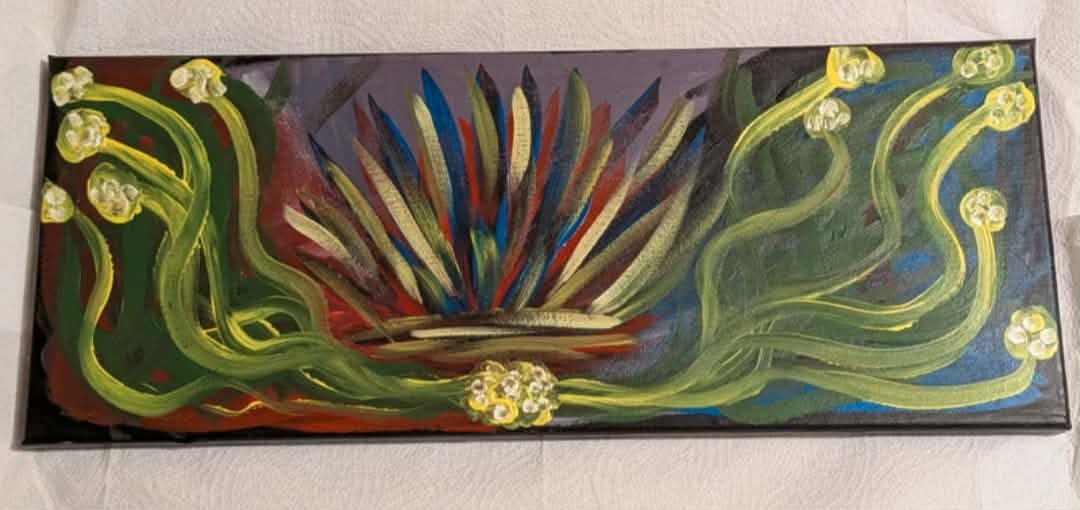 Abstract Art - Acrylic painting, Meditative