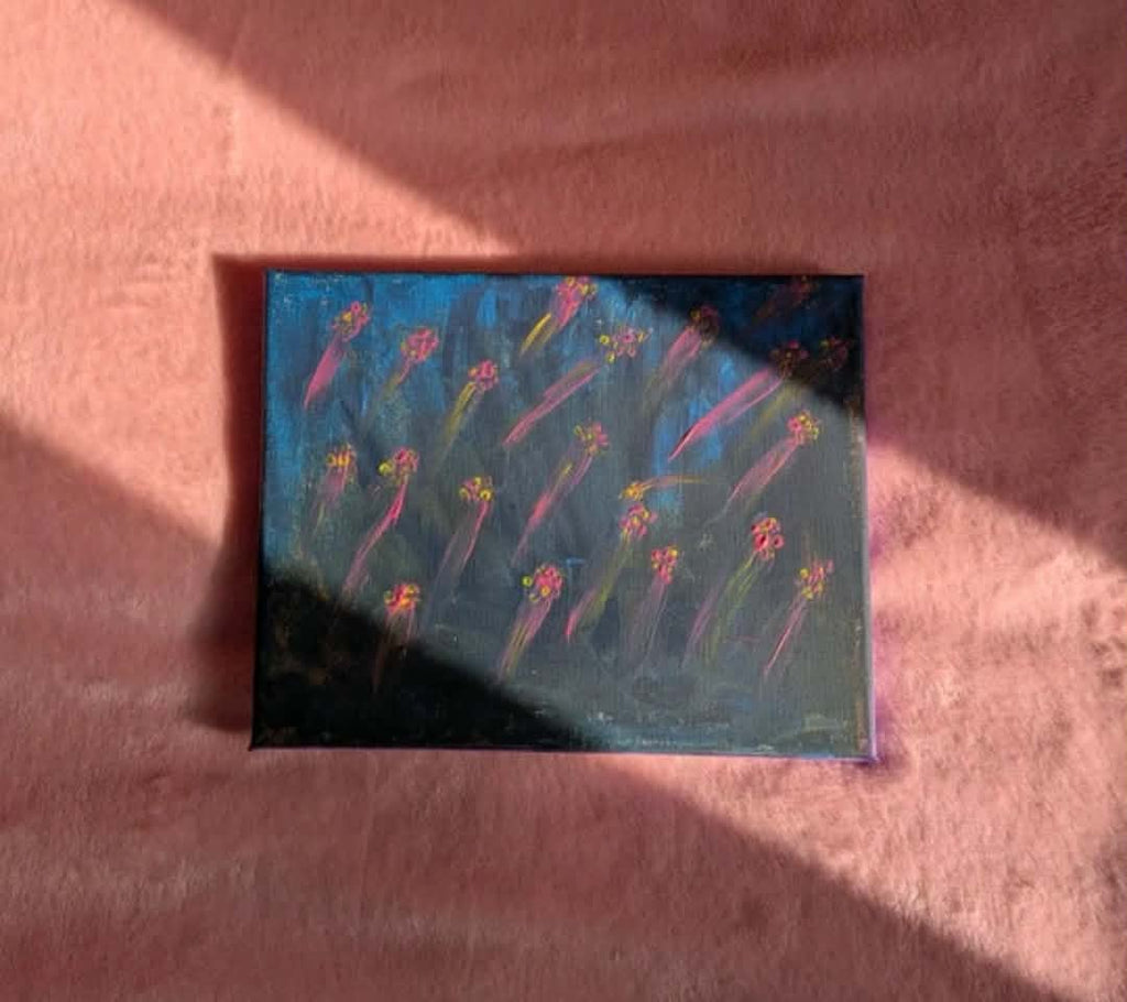 Acrylic painting - Sparkle of the night