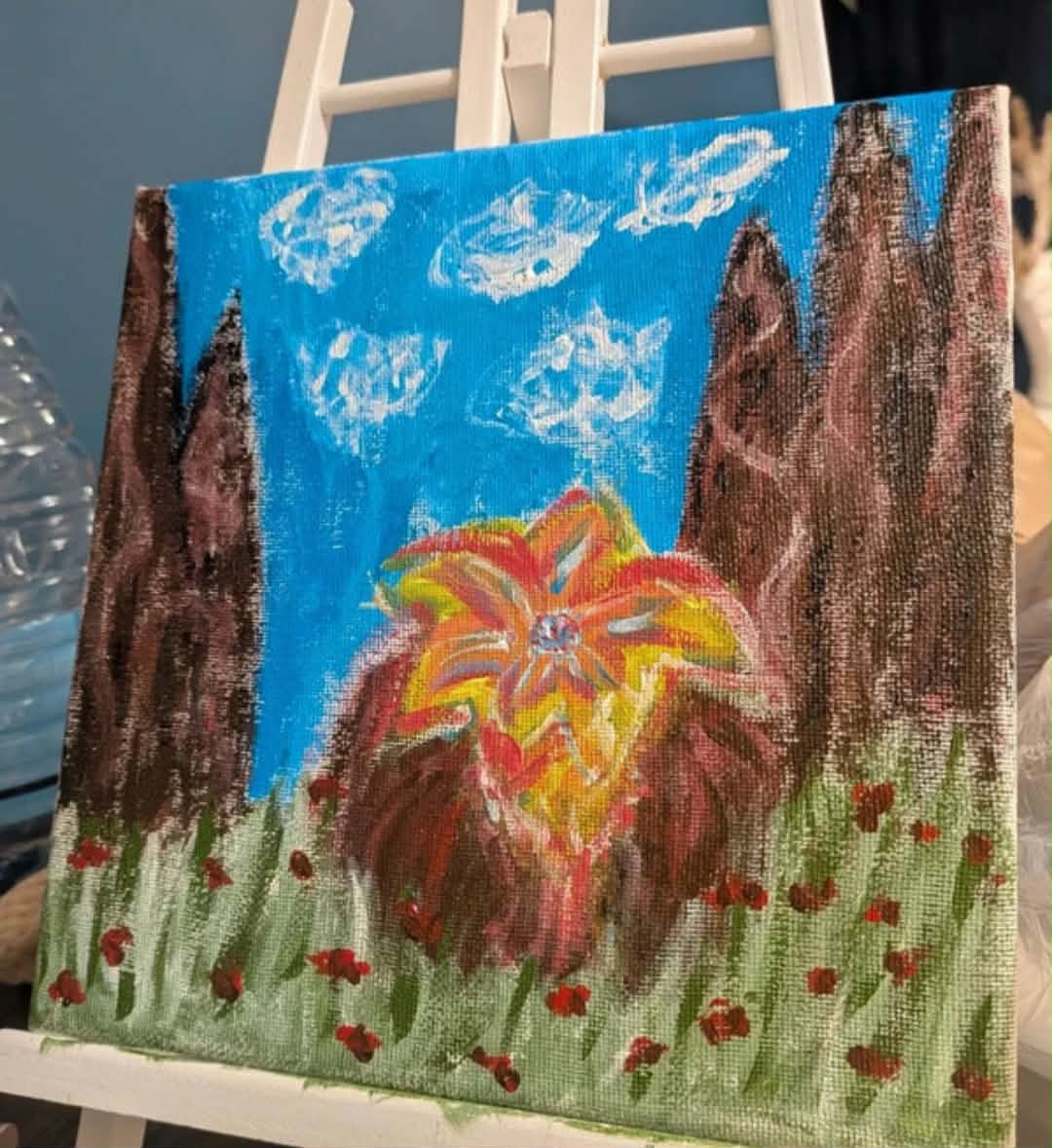 Acrylic painting - Mountain Vibe