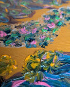 Oil painting - The game
