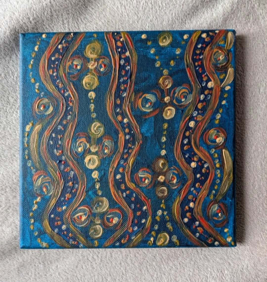 Acrylic painting - Connections