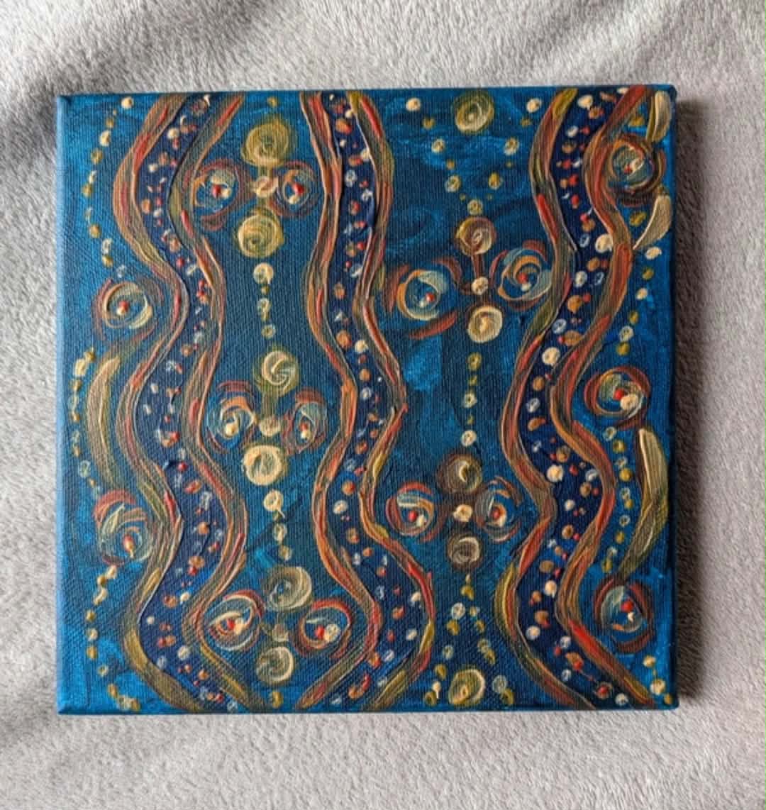 Acrylic painting - Connections