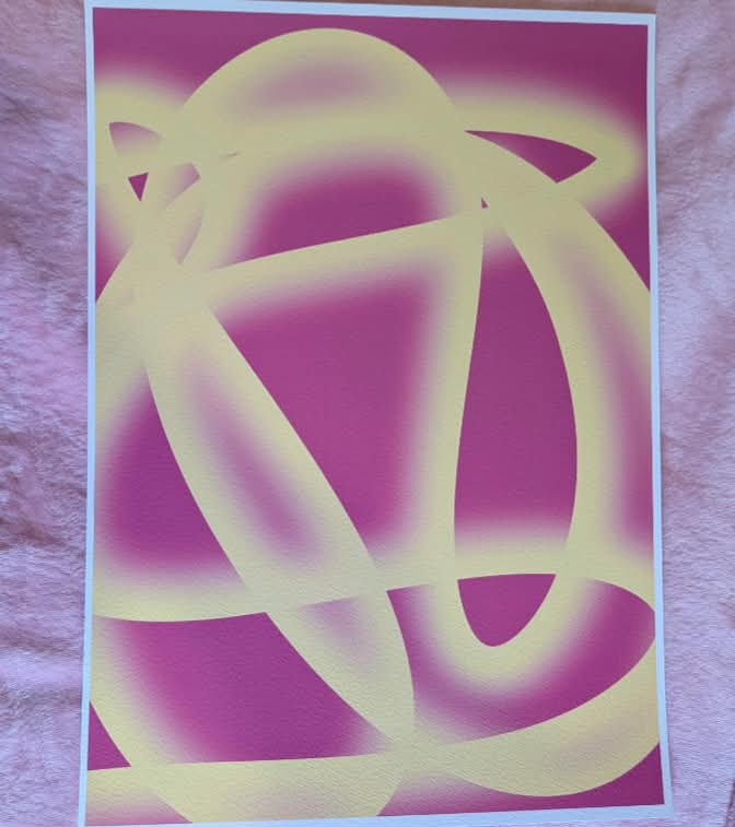 Abstract Art Print - Safe A3 Art Print, Home Decor, Modern Art, Philosophical Positive Decor, Unframed Wall Art