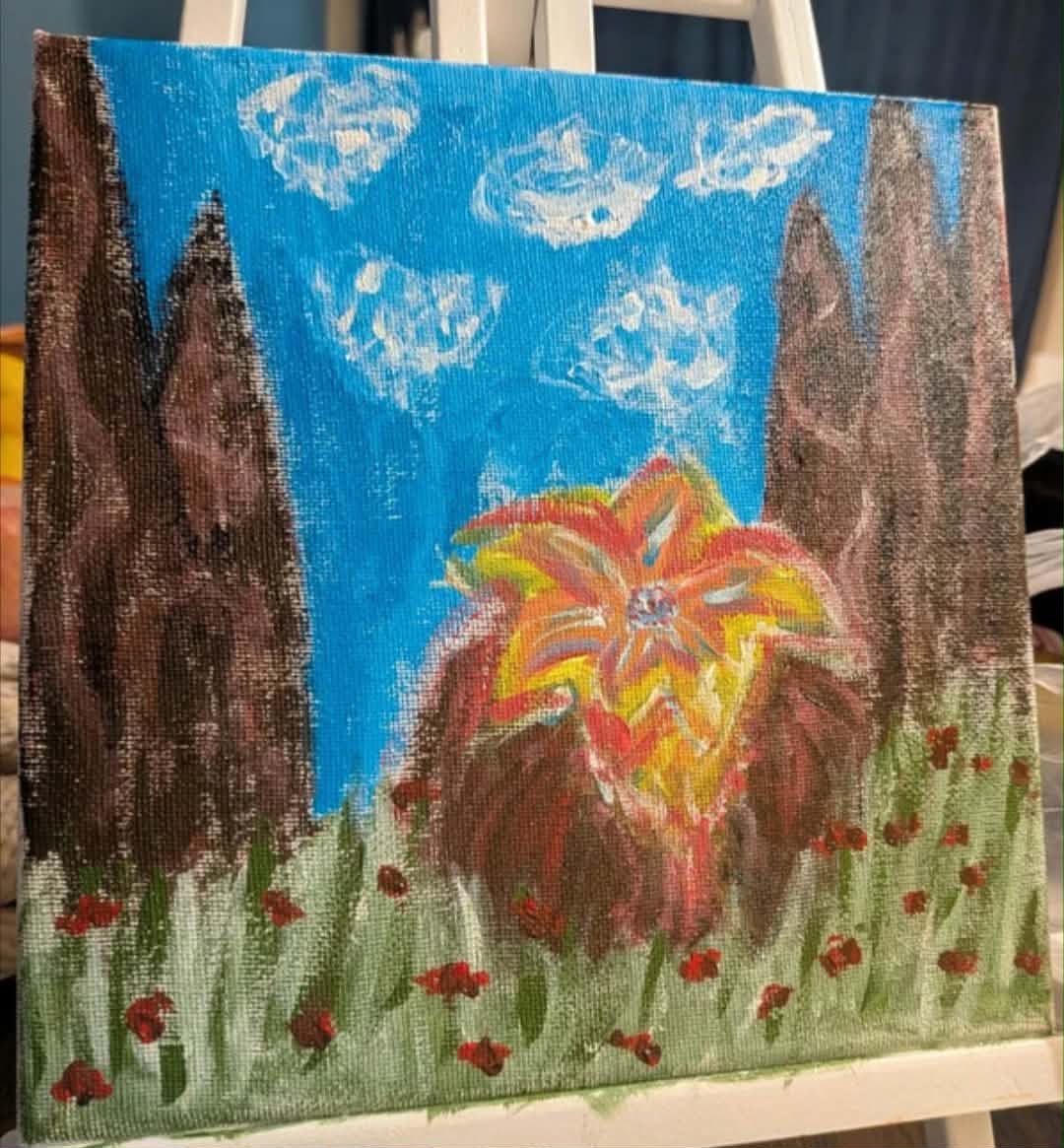 Acrylic painting - Mountain Vibe