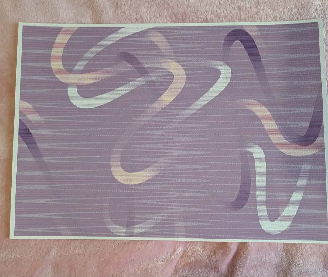 Abstract Art Print - Purple A3 Art Print, Home Decor, Modern Art, Philosophical Positive Decor, Unframed Wall Art