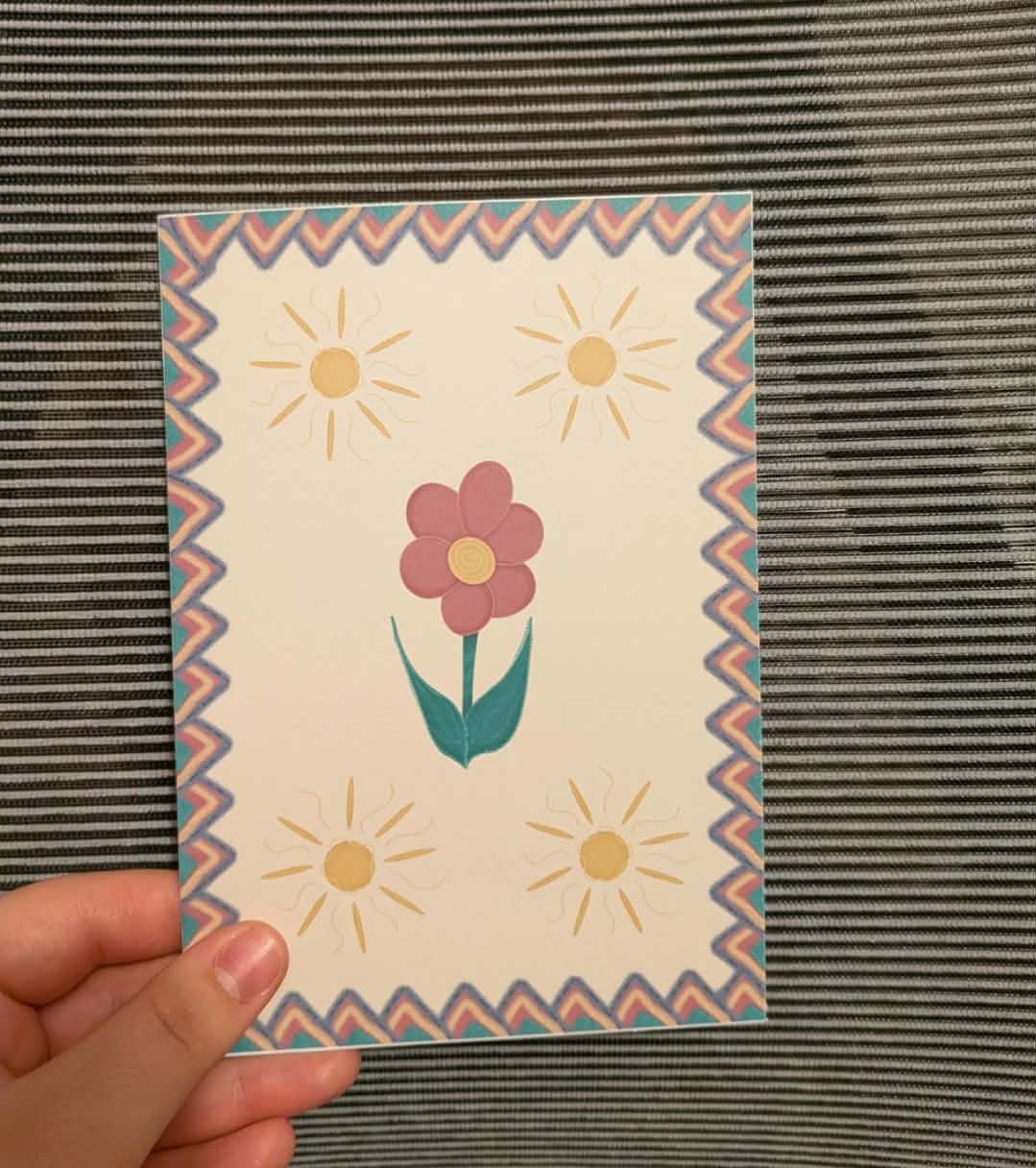 Spring Greeting Card, Botanical Floral, Stationery