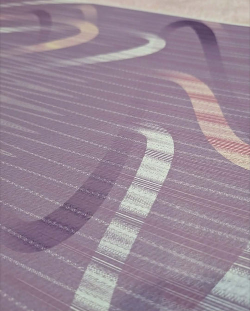 Abstract Art Print - Purple A3 Art Print, Home Decor, Modern Art, Philosophical Positive Decor, Unframed Wall Art