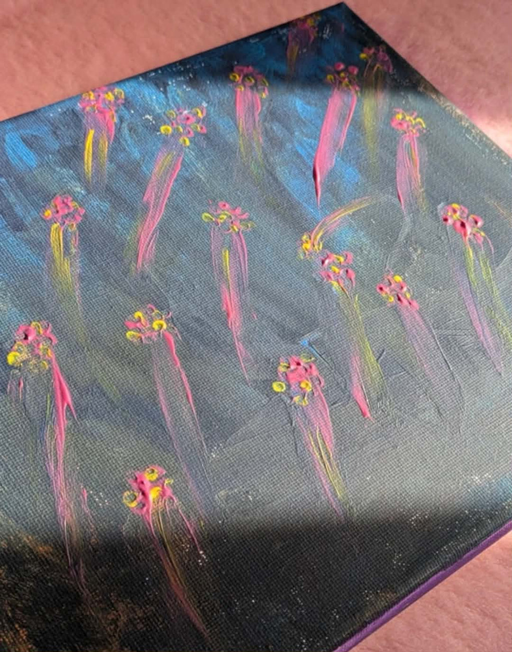 Acrylic painting - Sparkle of the night